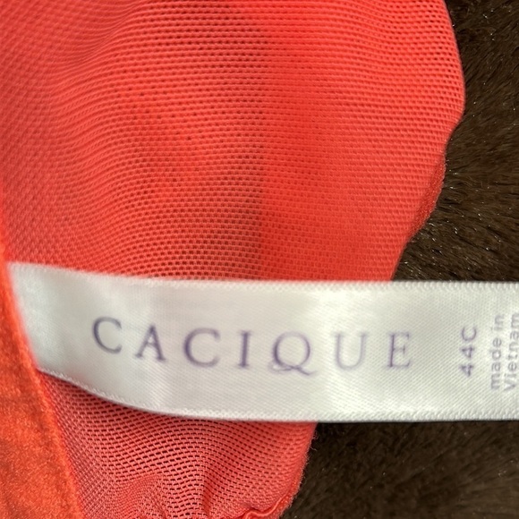 CACIQUE Lightly Lined French Balconette Sz 44 C - Picture 10 of 12